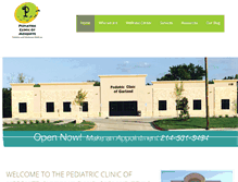 Tablet Screenshot of pediatricclinicofmesquite.com